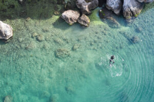 sea swimming in greece